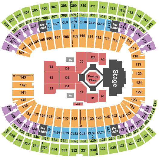 Gillette Stadium Kendrick Lamar Seating Chart